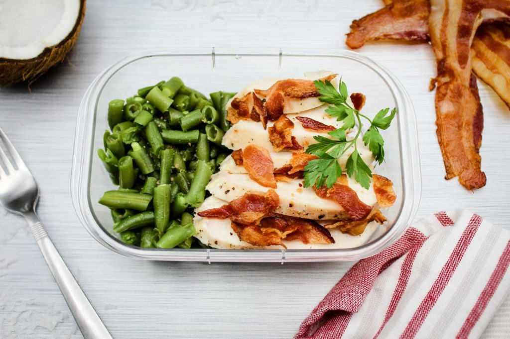 Lean Meal Jamaican Chicken with Bacon & Green Beans Mqt Nutrition