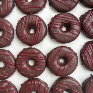 Chocolate Raspberry Protein Donut