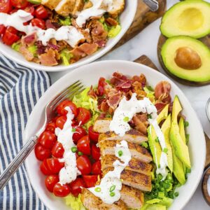 BLT Salad with Grilled Chicken