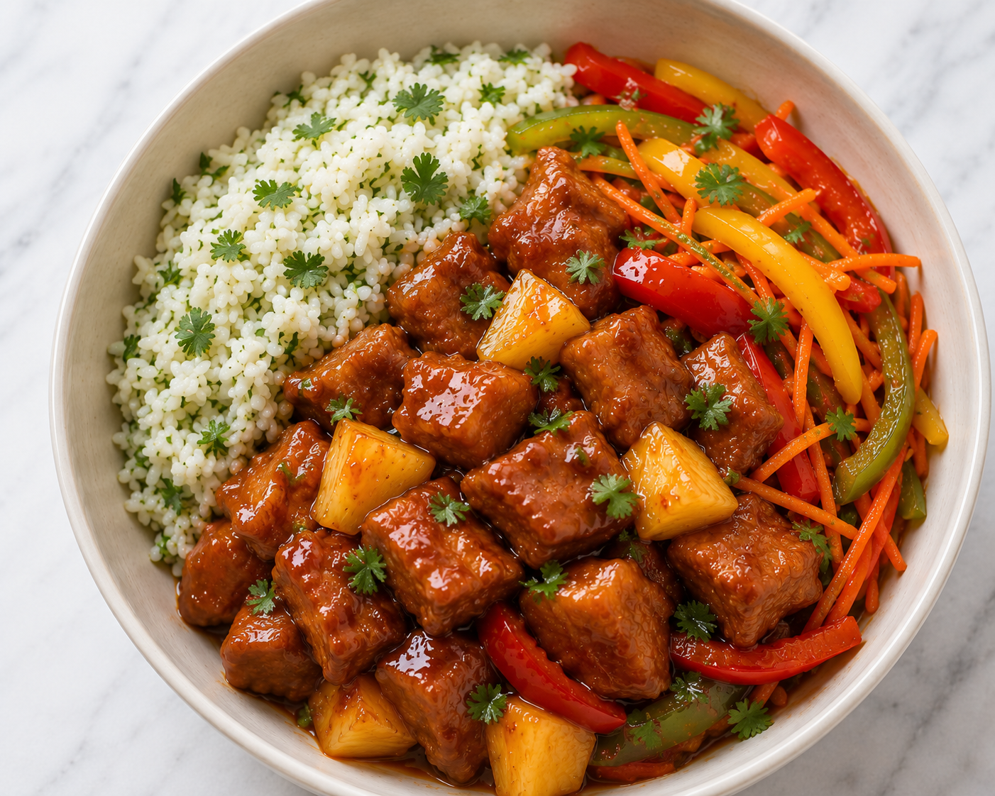 Sweet and Sour Pork Bowl