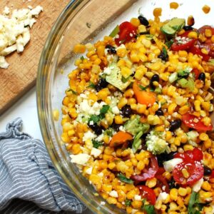 Summer Succotash Cornbread Salad